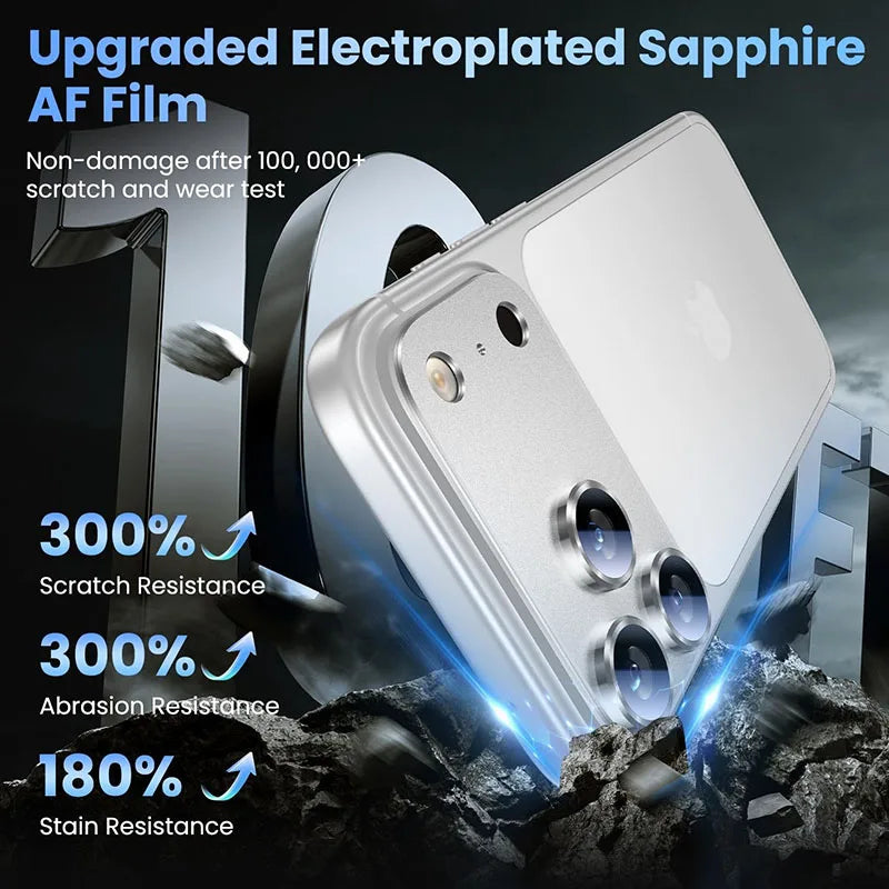 Aluminum camera lens protector for iPhone 17 Pro Max