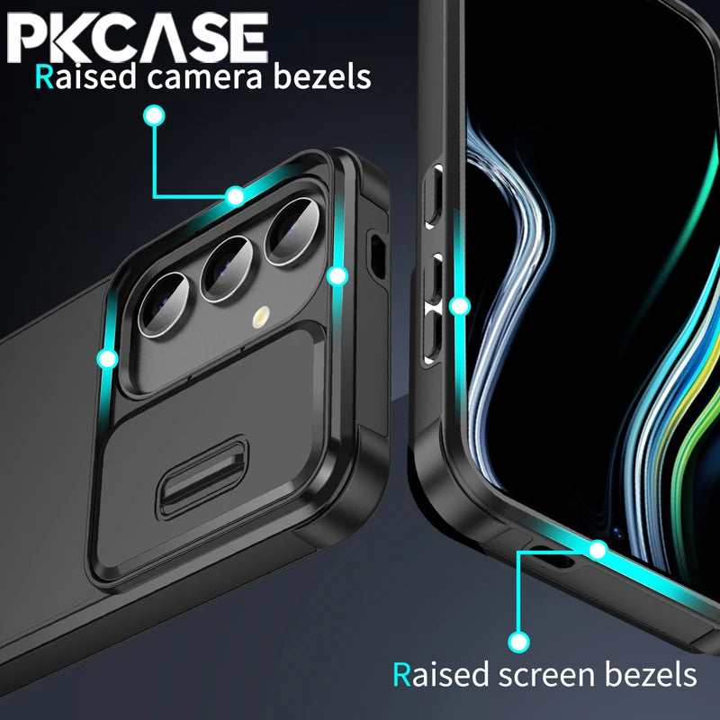 Schiebefenster Kamera Hülle für Samsung Galaxy S25