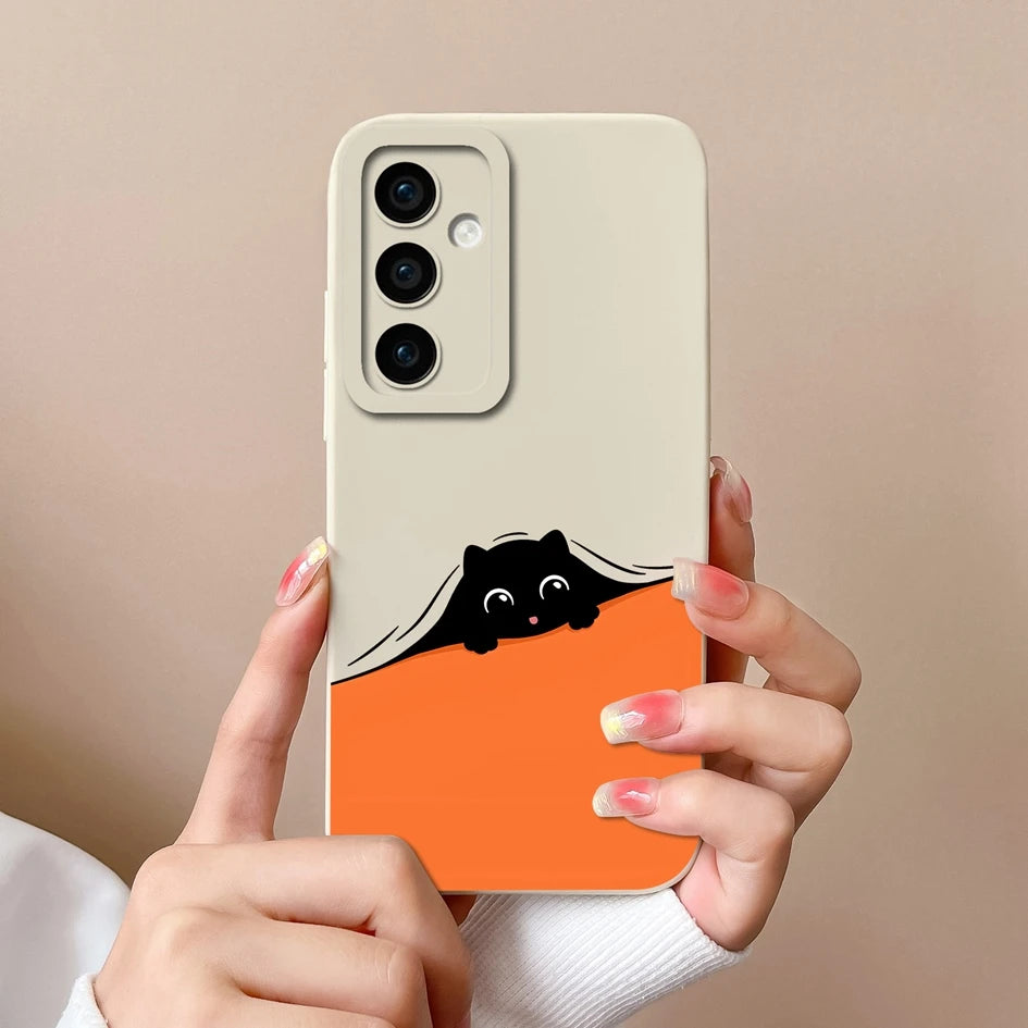 Leopard print silicone case with camera protection