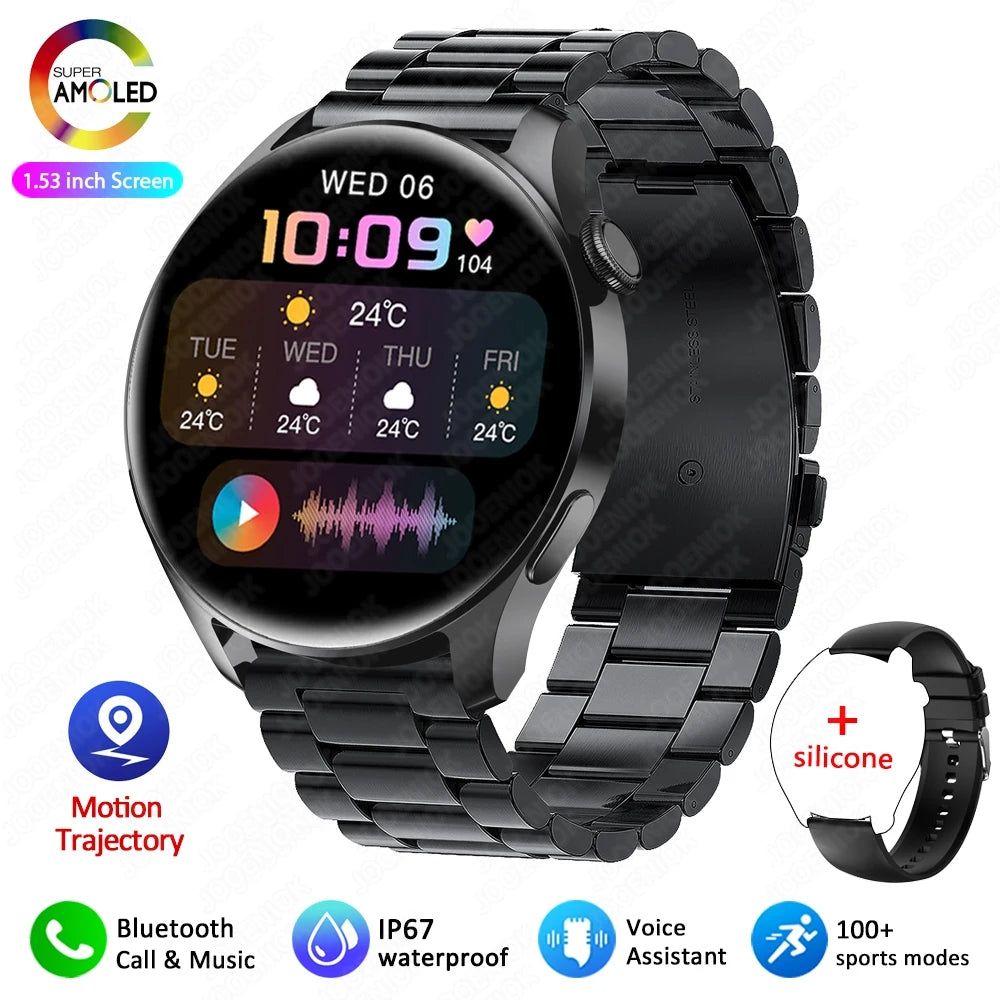 GT 2025 Smartwatch Herren GPS AMOLED IP68