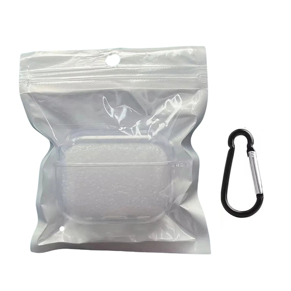 Transparente AirPods Hülle mit Schlüsselanhänger