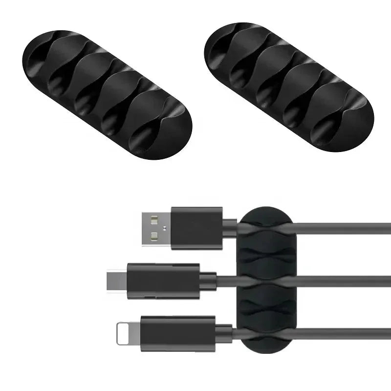 Silikon Kabelhalter USB Wickler für Kabelmanagement