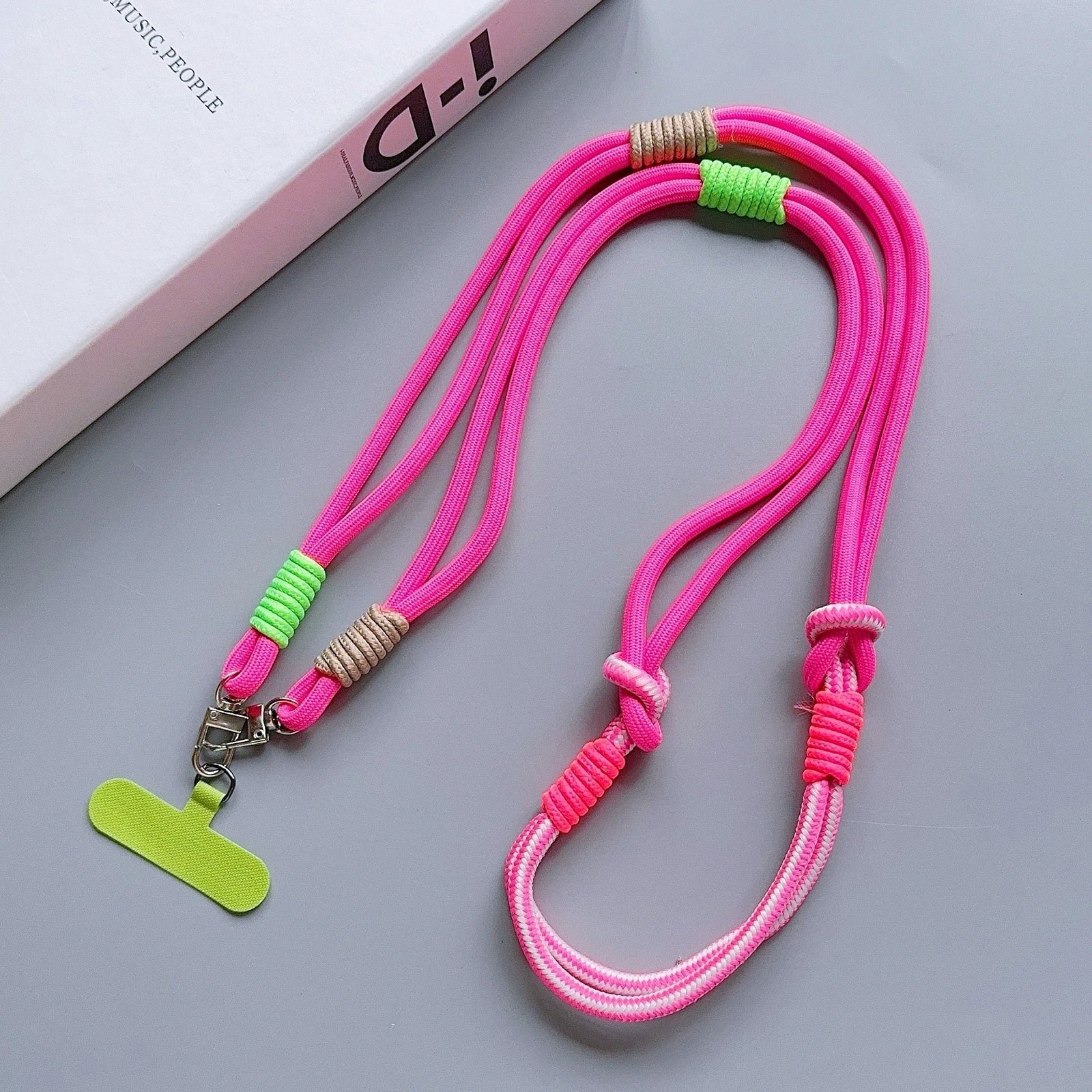 Personalisierter Trend Doppel-Farbiger Handy-Lanyard
