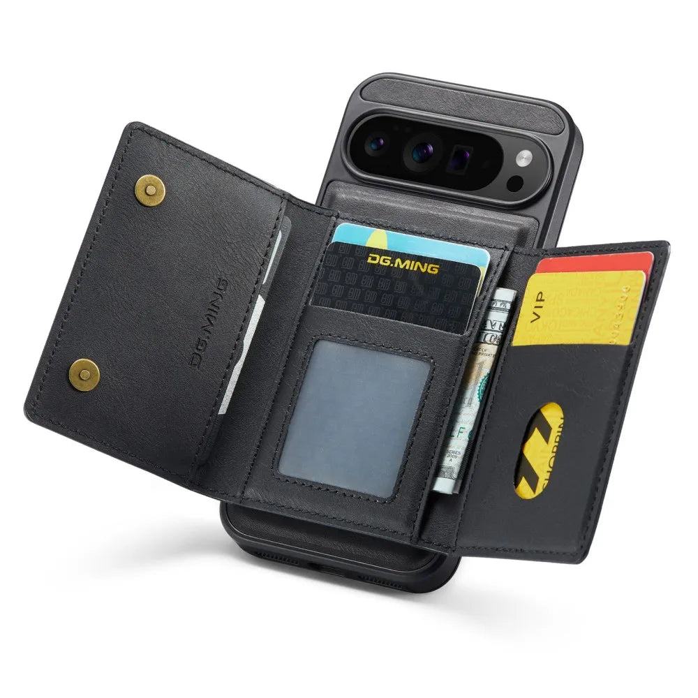 Luxury Wallet Hülle PU-Leder für Google Pixel 10