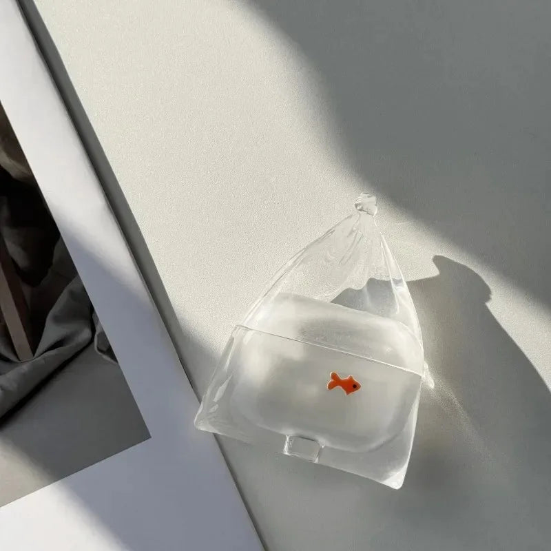 Transparente Silikon Fische Hülle für AirPods Pro