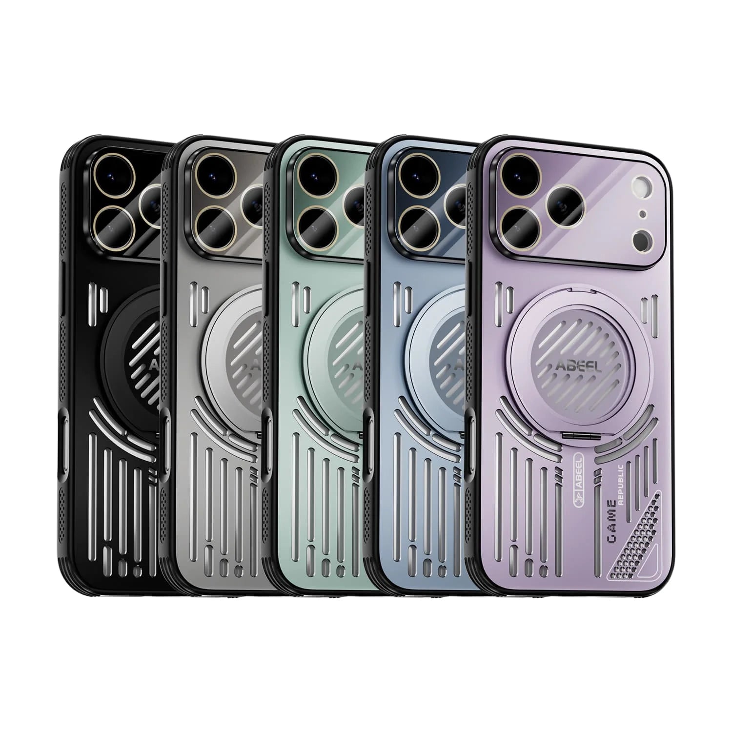 Magnetische Aluminium-Halterung Hülle für iPhone 17 Pro Max