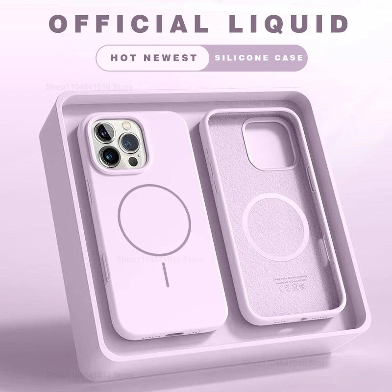 Magnetische Magsafe Hülle iPhone 11–16