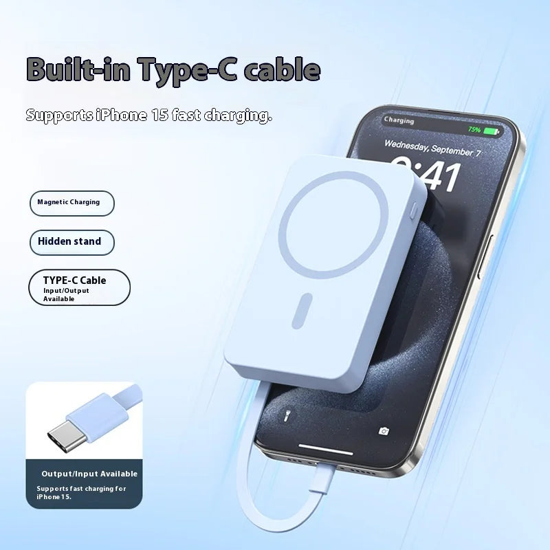 3-in-1 Magnet Powerbank 20000mAh mit Schnellladen