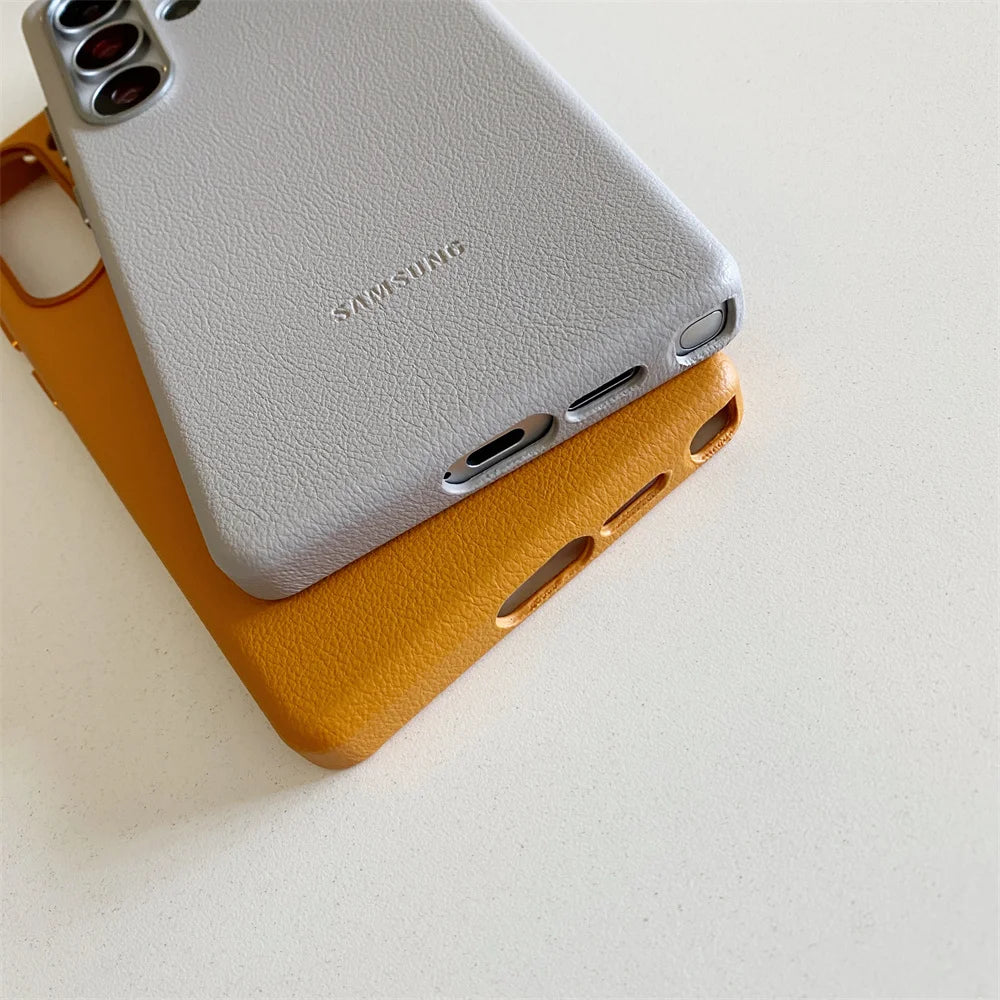 Luxus Lederhülle für Samsung Galaxy S25 Ultra