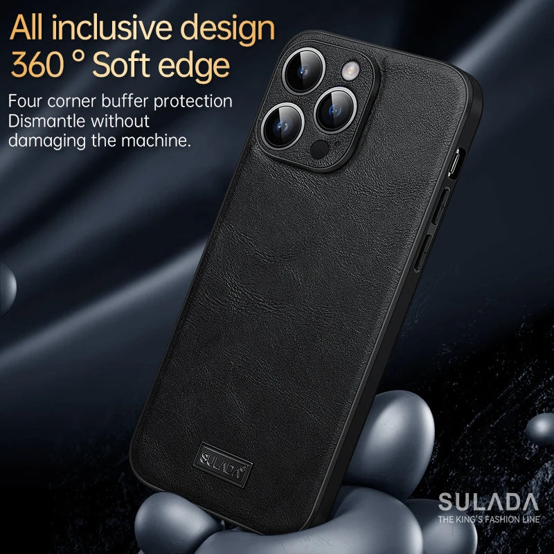 Lederhülle iPhone 17 Pro Max Schutzhülle