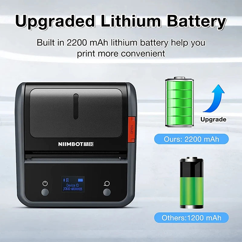 NiiMbot B3S Kabelloser Kommerzieller Etikettendrucker