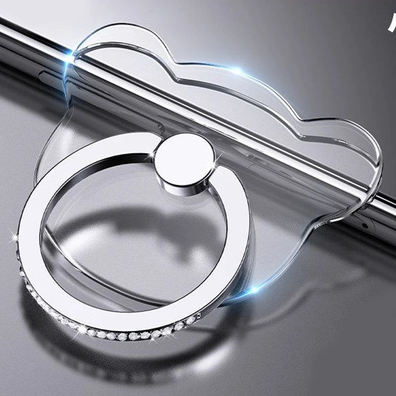 Transparenter 360° Handy-Ringhalterständer