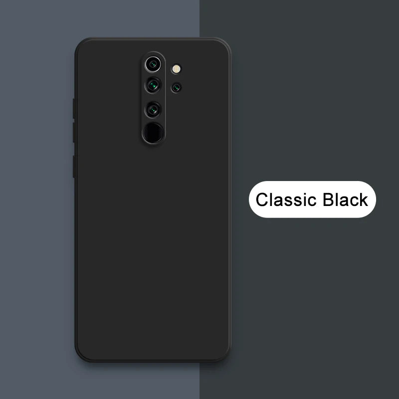 Quadratische Silikonhülle Redmi Note 8 Pro