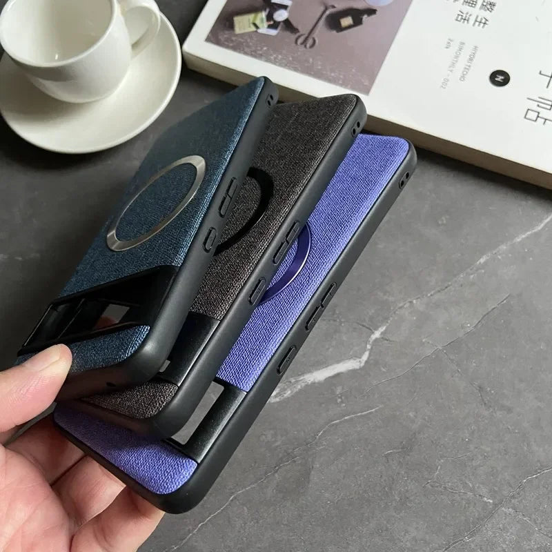 Luxus Magnet-Lederhülle für Pixel