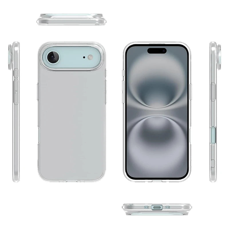 Crystal Clear Soft TPU Case for iPhone 17 Series