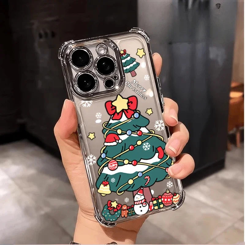 Pixel 10 9 8 Case Silicone Transparent Cartoon Pattern Protection