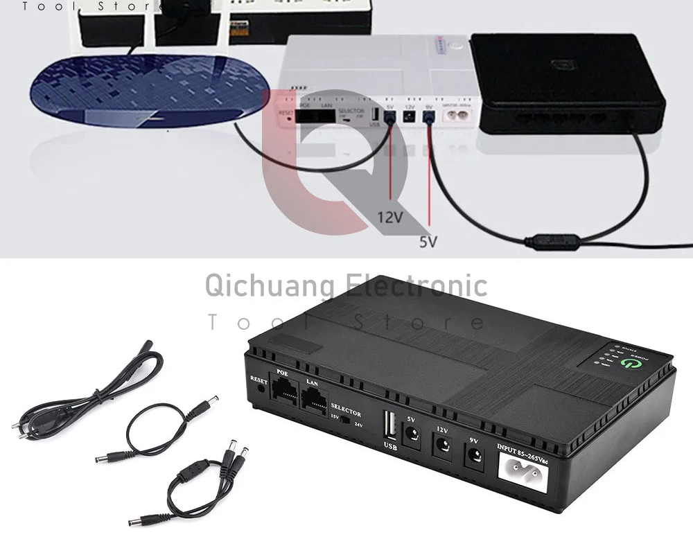 Power Bank 8800/10400mAh UPS 5‑24V Notstrom