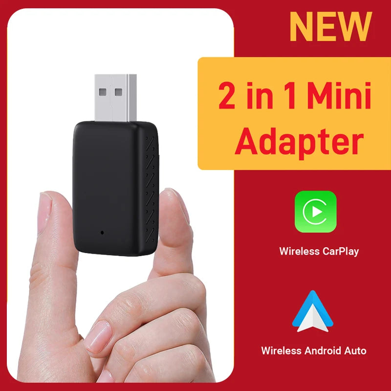 Neuer 2in1 Kabel zu Wireless CarPlay Adapter