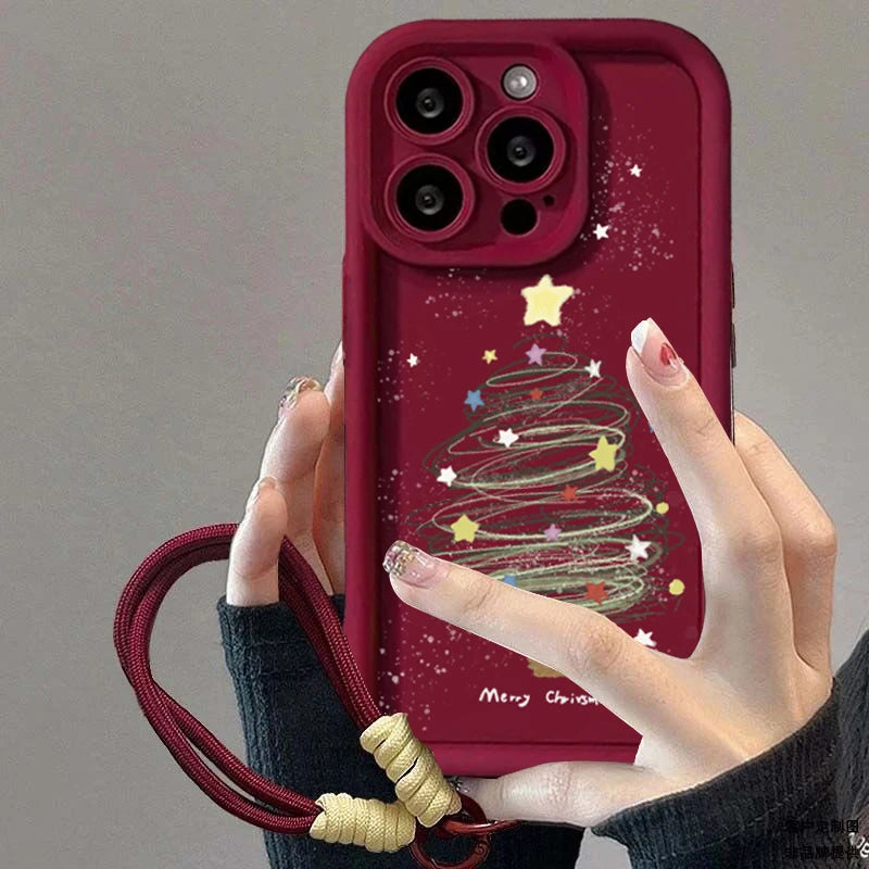 Samsung S25 Silikon Hülle Weihnachtsmotiv