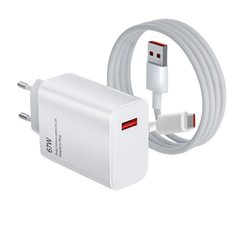 67W Schnellladegerät USB-A zu USB-C