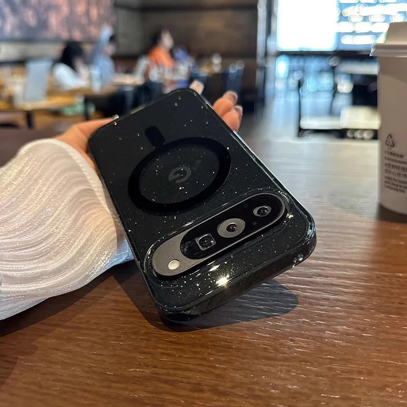 Glitzernde Magsafe-Hülle für Pixel 8–10