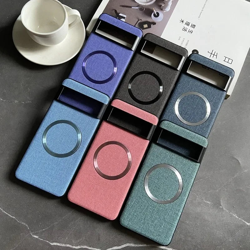 Luxus Magnet-Lederhülle für Pixel