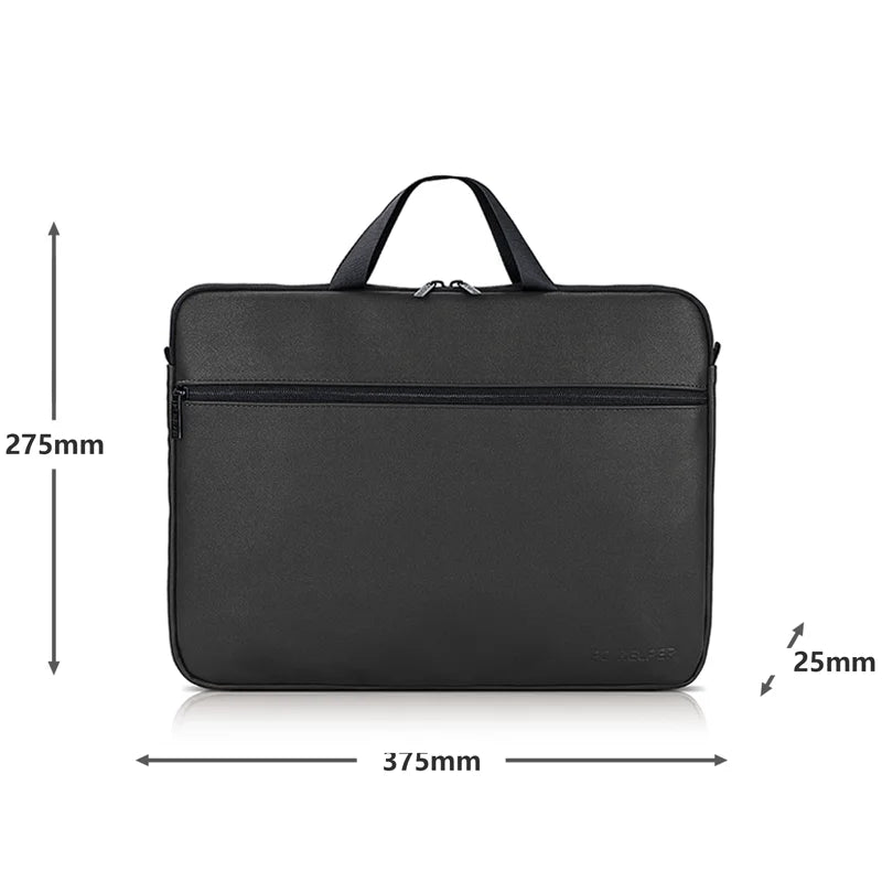 15-Zoll Leder Laptop Tasche wasserdicht, MacBook Hülle