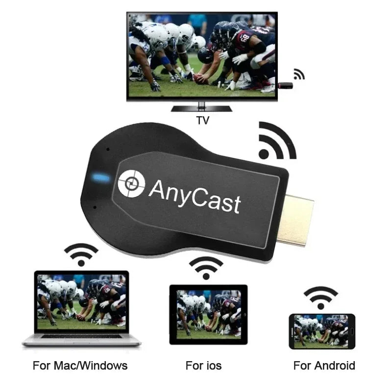 4K Wireless HDMI Display Stick for TV & Smartphone