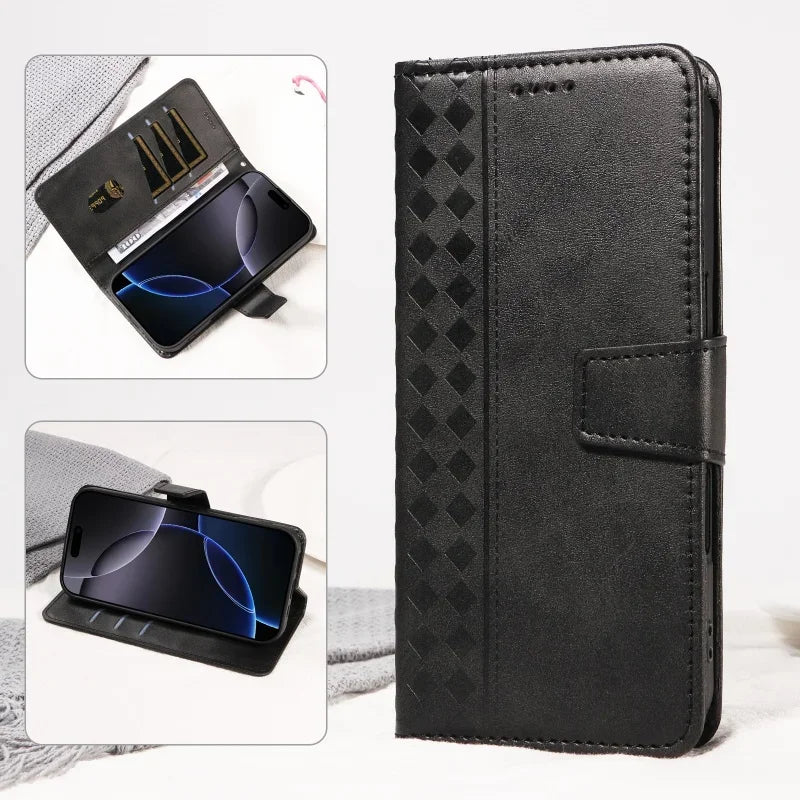 Magnetische Leder-Wallet Hülle für Google Pixel 10