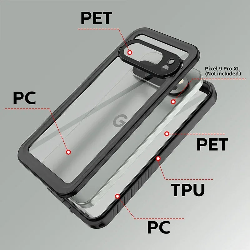 IP68 Metall Case für Google Pixel 9 Pro XL