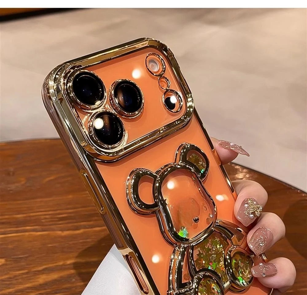 Niedliche Quicksand Bären Hülle für iPhone 17