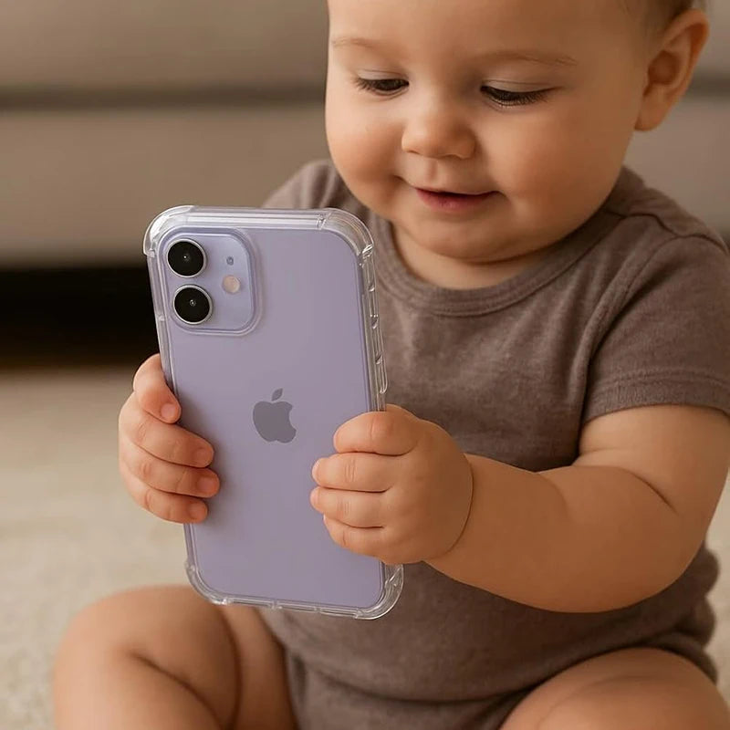 Hybrid Hard Acryl Clear Case für iPhone 17 – Stoßfest
