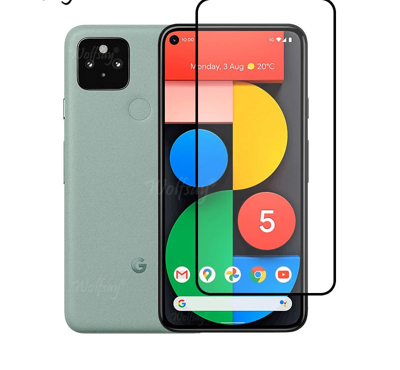 Volle Abdeckung Displayschutz Glas für Google Pixel