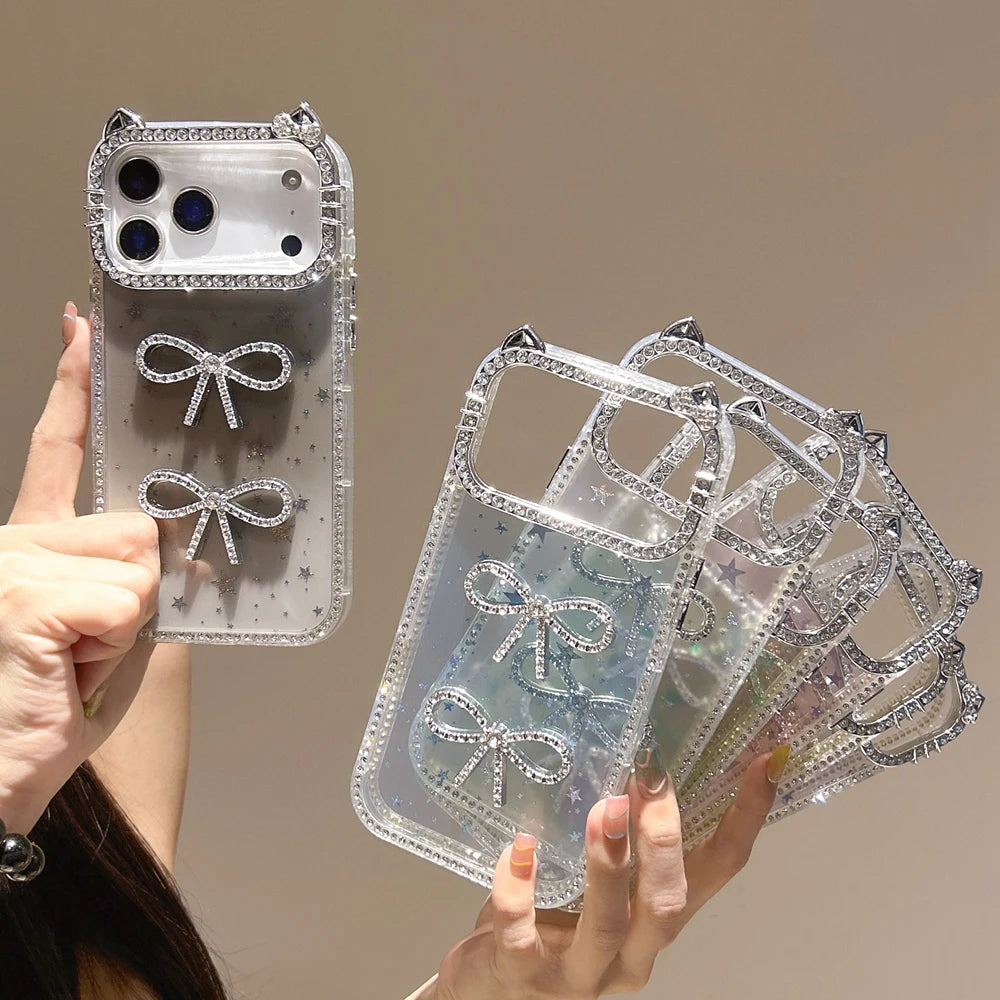 3D Katzenohren Hülle für iPhone 17 Serie