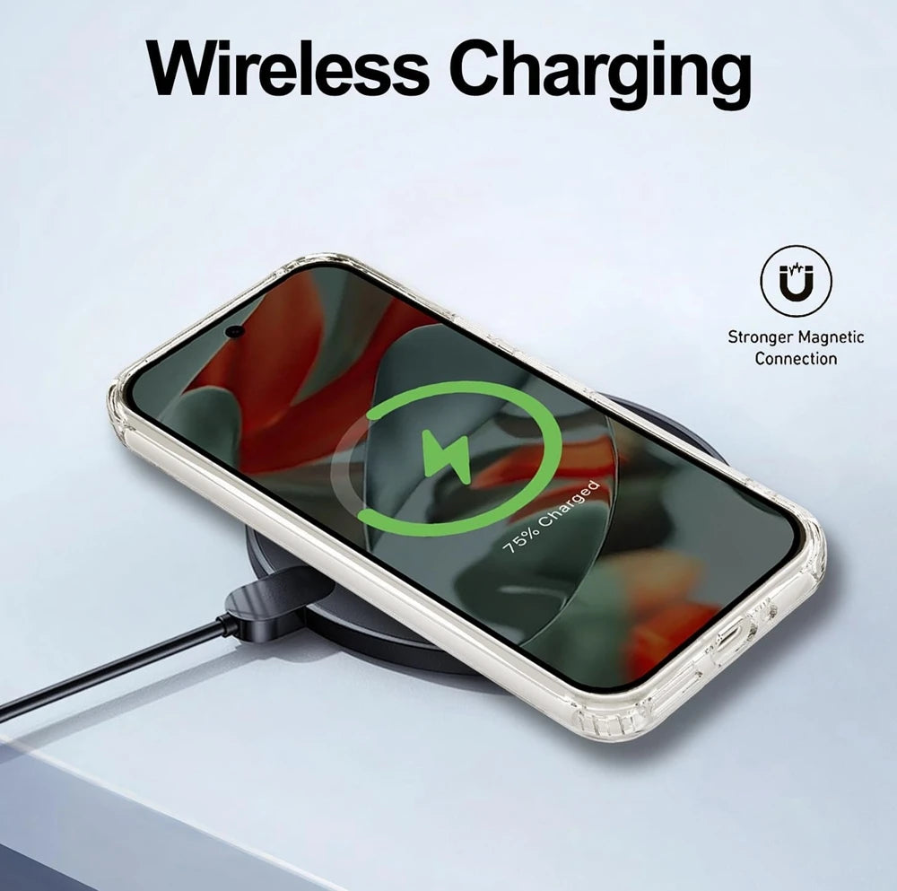 Transparente Magsafe Magnet-Hülle Pixel