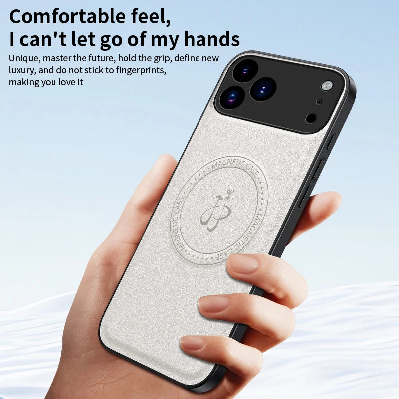 Lederhülle Magnetisch für iPhone 17 Pro Max