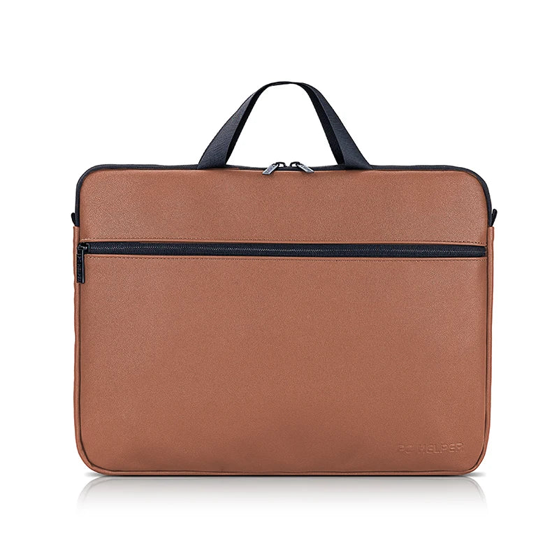 15-Zoll Leder Laptop Tasche wasserdicht, MacBook Hülle