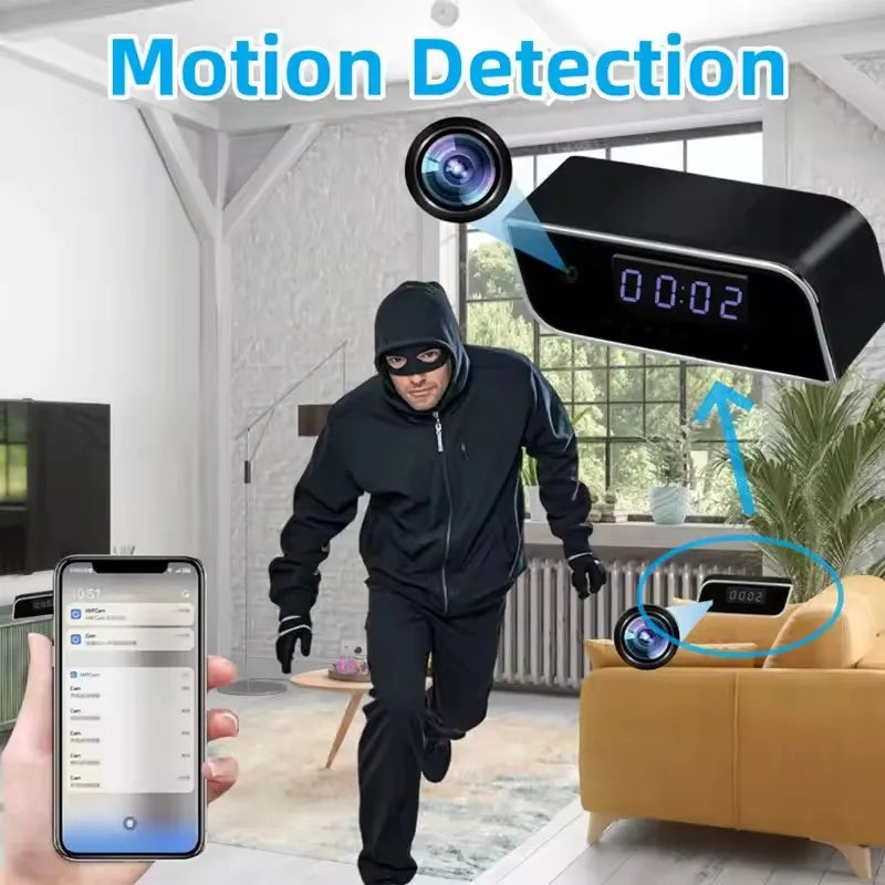 4K Mini-Uhr Kamera mit WLAN und Nachtsicht