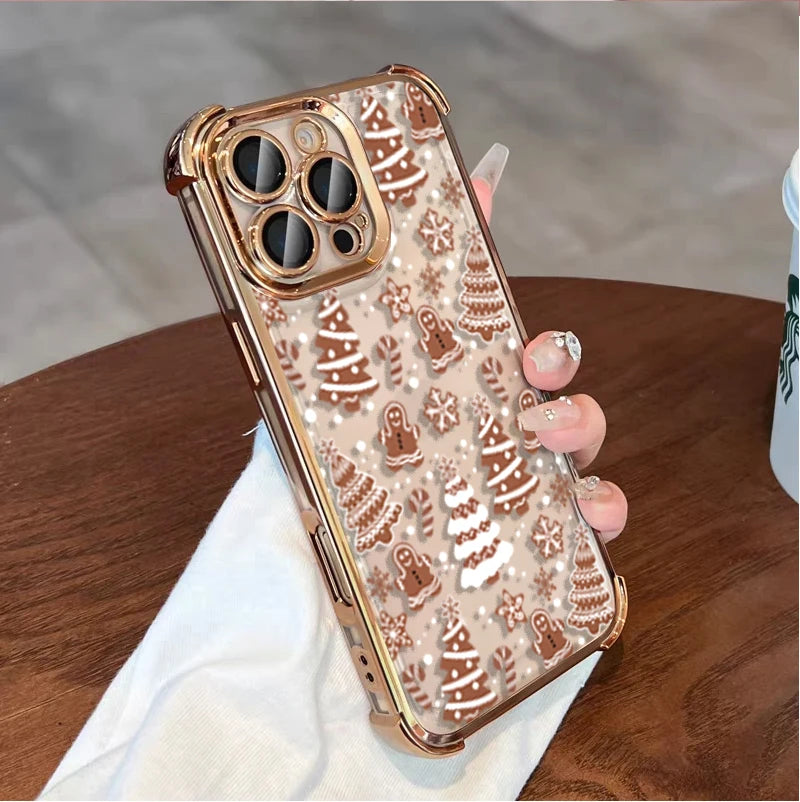 Weihnachts Handyhülle TPU für Google Pixel 8 9 10 Luxus Design