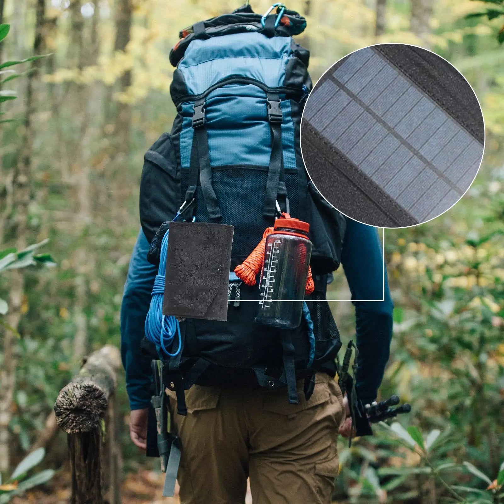 120W Faltbares Solar Ladegerät mit Doppel-USB