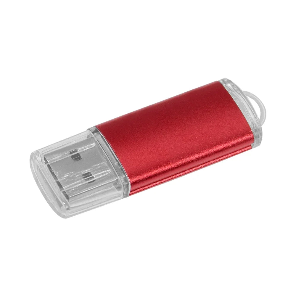 Clé USB 2.0 métallique haute vitesse colorée