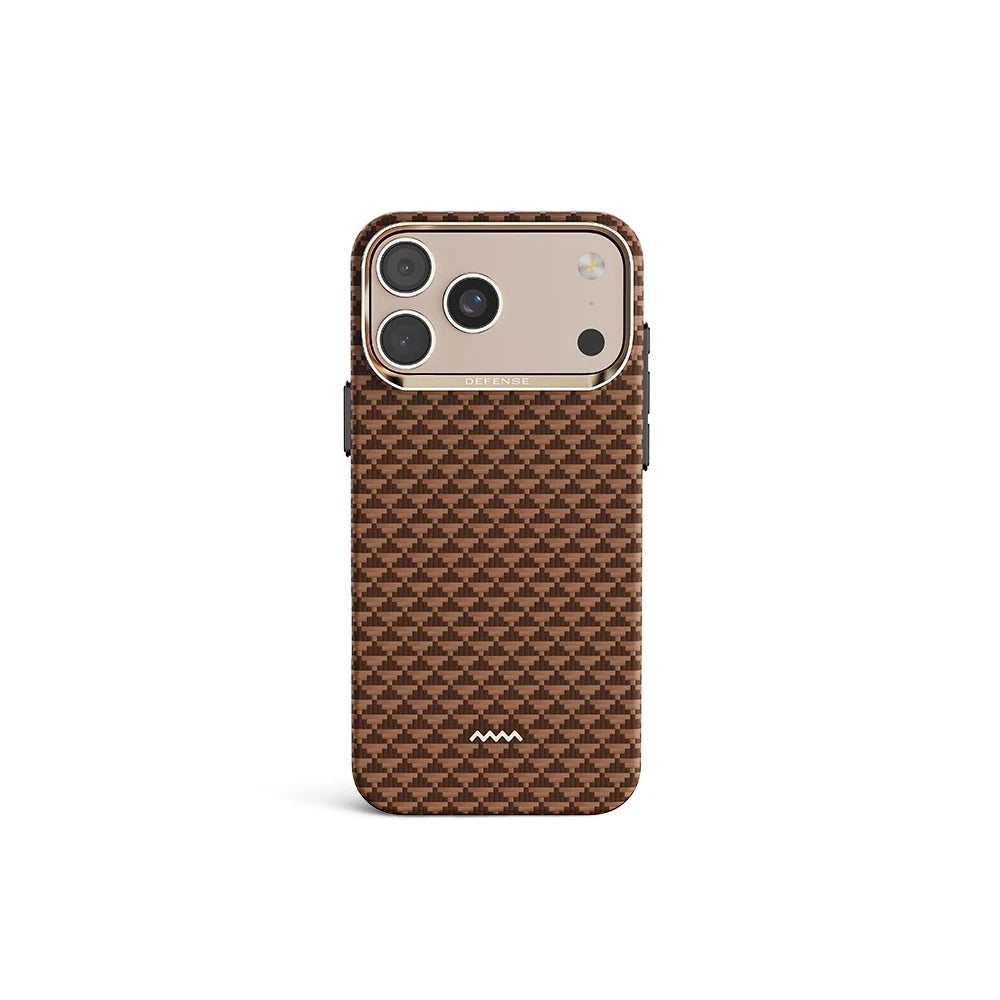 Kevlar MagSafe Hülle Gold für iPhone 17 Pro Max