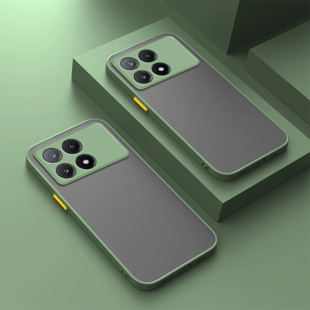 Matte stoßfeste Hülle für Xiaomi Poco Modelle