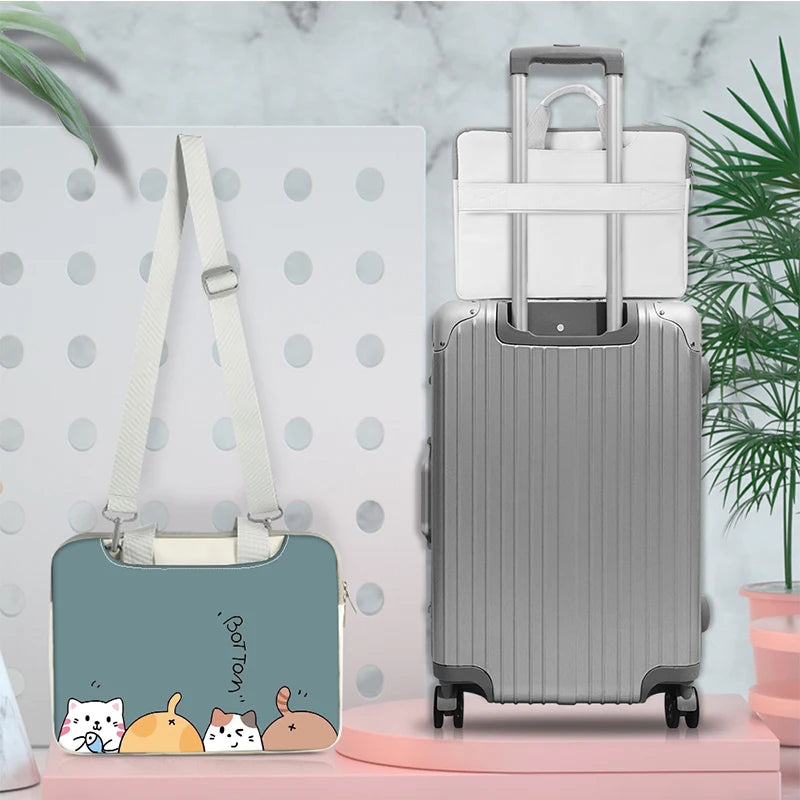 Vielseitige Laptop-Hülle 13-17 Zoll Cartoon