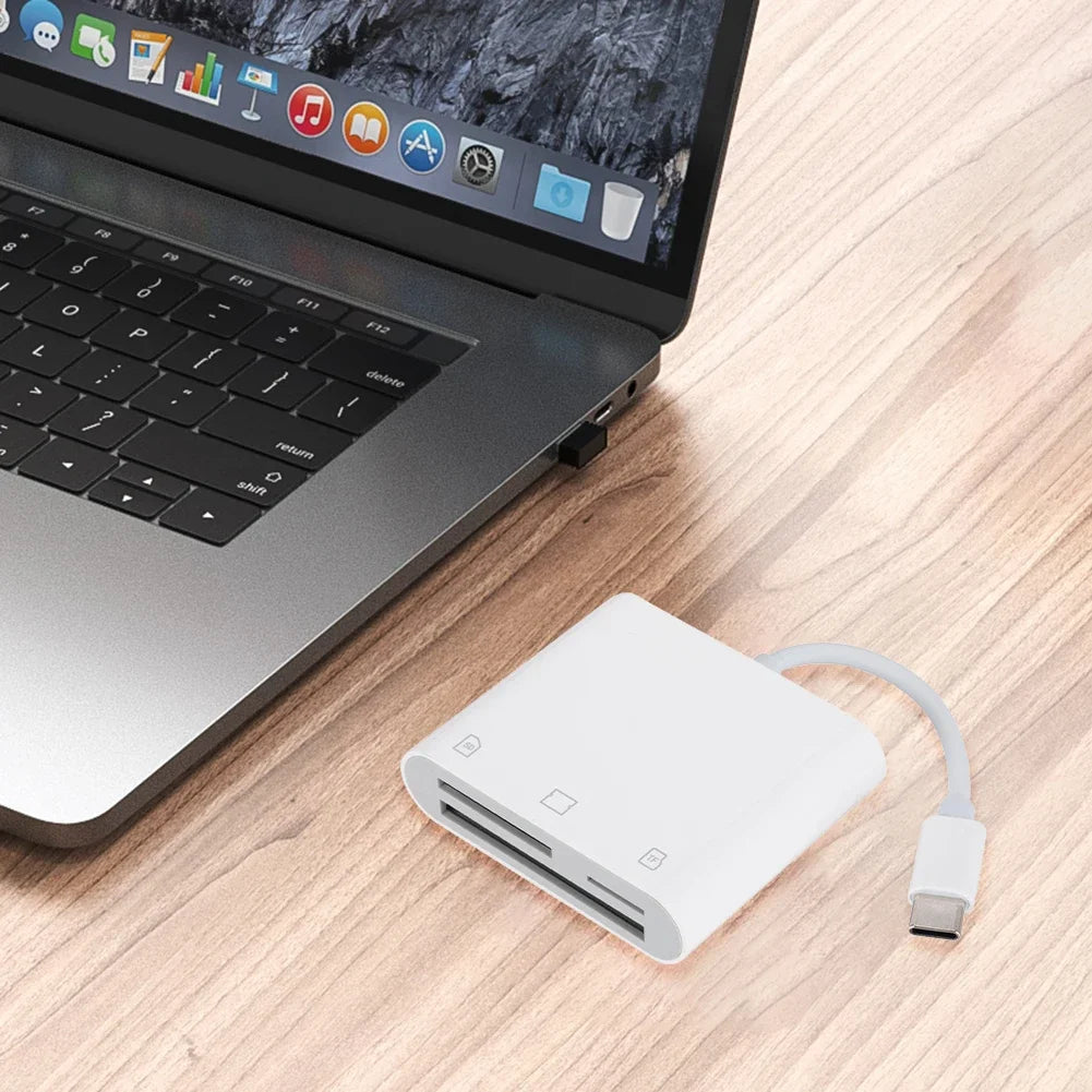 3-in-1 Typ C Kartenadapter für SD CF TF