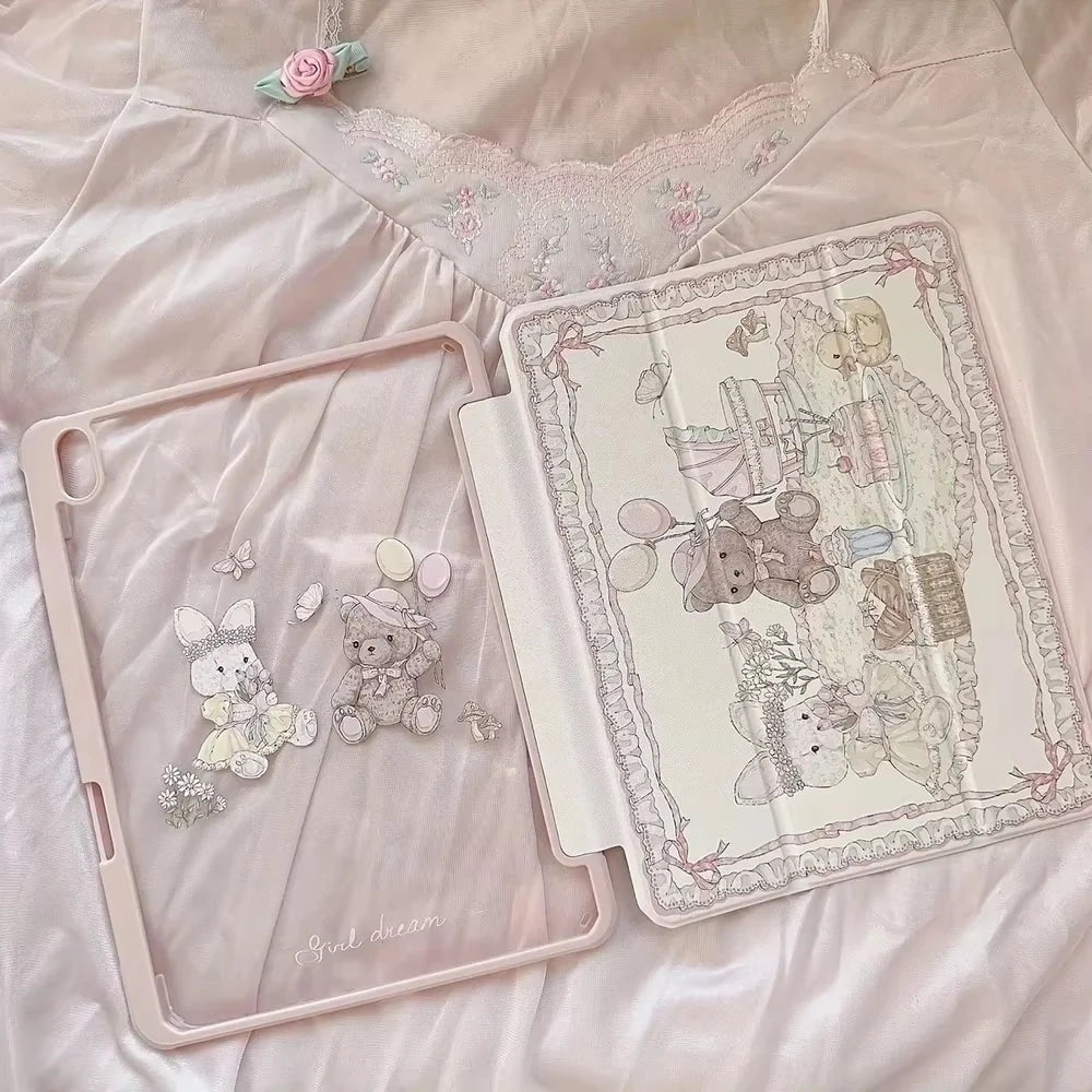 Floral Acryl iPad Hülle