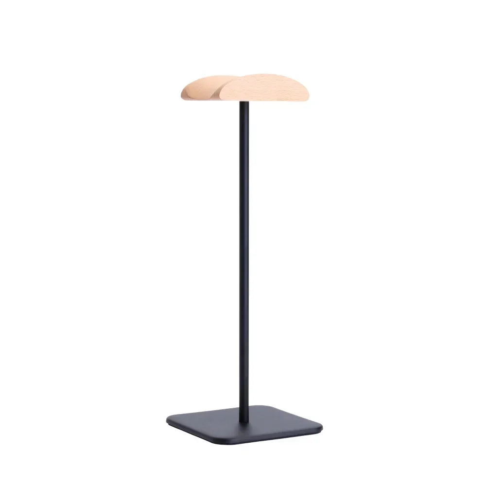 Klassischer Holz Kopfhörer Ständer Nussbaum