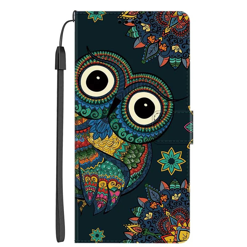 Marmor Weihnachts Ledertasche für Google Pixel 7 Pro Flip Case mit Kartenfach