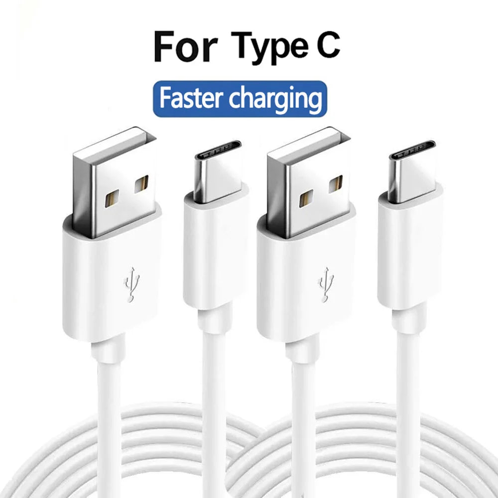 USB Type C 3A Fast Charging Cable 1-3m