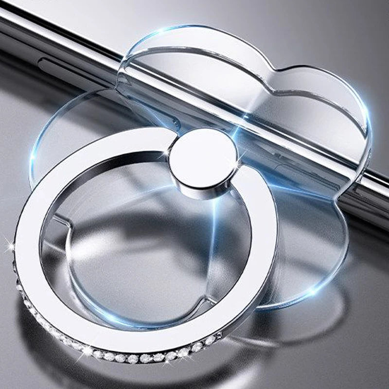 Transparenter 360° Handy-Ringhalterständer